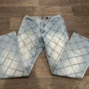 Denim vintage y2k bratz jeans low waist flare light wash